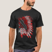 Leiter der Motorräder eines Amerikanischen Ureinwo T-Shirt (Vorderseite)