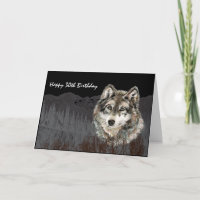 Leiter der Pack Birthday Spaß Wolf Animal