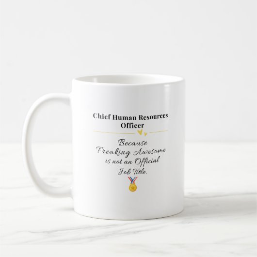 Leiter der Personalabteilung Kaffeetasse (Links)