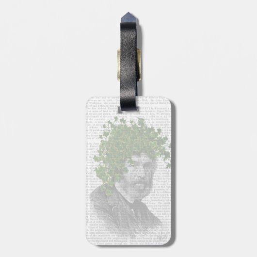 Leiter der Pflanze Gepäckanhänger (Rückseite vertikal)