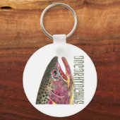 Leiter der Regenbogenforelle Schlüsselanhänger (Vorderseite)