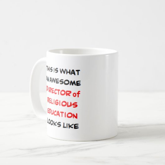 Leiter der religiösen Bildung, phantastisch Kaffeetasse (Vorderseite Links)
