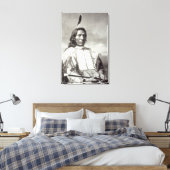 Leiter der Rotwolke (1822-1909) 1880 (b/w Foto) Leinwanddruck (Insitu (Schlafzimmer))