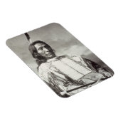 Leiter der Rotwolke (1822-1909) 1880 (b/w Foto) Magnet (Rechte Seite)