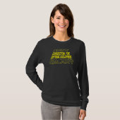 Leiter der Softwareentwicklung Space Backside D T-Shirt (Vorne ganz)
