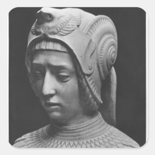 Leiter der Stellung Quadratischer Aufkleber