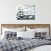 Leiter der US-Verfassung für HM Frigate Guerriere Leinwanddruck (Insitu (Schlafzimmer))