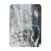 Leiter der US-Verfassung für HM Frigate Guerriere Magnet (Vertikal)