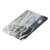 Leiter der US-Verfassung für HM Frigate Guerriere Magnet (Linke Seite)