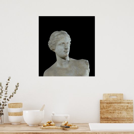 Leiter der Venus de Milo, c.100 v. Chr. Poster (Küche)