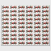 Leiter der verrückten Bahn Geschenkpapier (Flach)