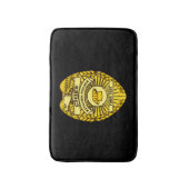 Leiter des Abzeichens der Polizei der Küche Badematte (Vorderseite Vertikal)