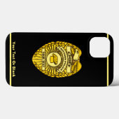 Leiter des Abzeichens der Polizei der Küche Case-Mate iPhone Hülle (Rückseite (Horizontal))