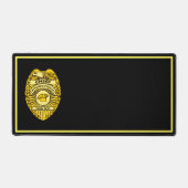 Leiter des Abzeichens der Polizei der Küche Schreibtischunterlage (Vorderseite)