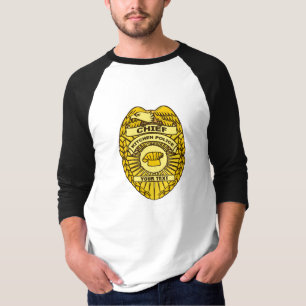Leiter des Abzeichens der Polizei der Küche T-Shirt