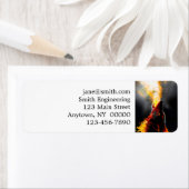 Leiter des aggressiven Feuerwehrwolfs (Insitu)