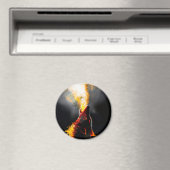 Leiter des aggressiven Feuerwehrwolfs Magnet (In Situ (Geschirrspüler))