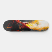 Leiter des aggressiven Feuerwehrwolfs Skateboard (Horizontal)