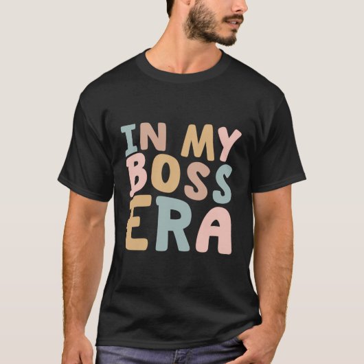 Leiter des Büros Vibes Bossy Spaß Sarc T-Shirt (Vorderseite)