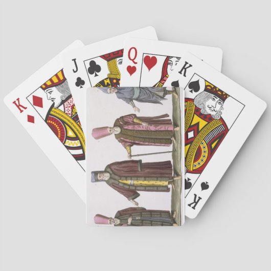 Leiter des Harem, Kapitän des Harem Ushe Spielkarten (Rückseite)