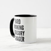 Leiter des hart arbeitenden Finanzministeriums Tasse (Vorderseite Links)