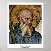 Leiter des heiligen Benedikts von Fra Angelico Poster (Vorne)
