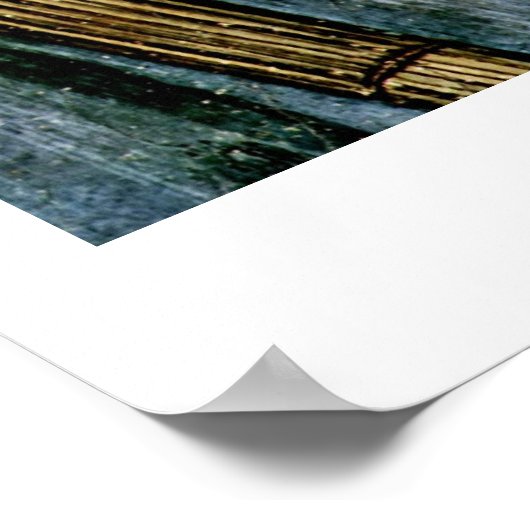 Leiter des heiligen Benedikts von Fra Angelico Poster (Ecke)