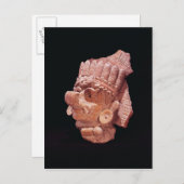 Leiter des Maisgottes Maya, Oaxaca, c.500 AD Postkarte (Vorne/Hinten)