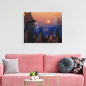 Leiter des nationalen Amerikanischen Ureinwohners Leinwanddruck (Insitu (Wohnzimmer))