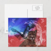 Leiter des nationalen Amerikanischen Ureinwohners Postkarte (Vorne/Hinten)