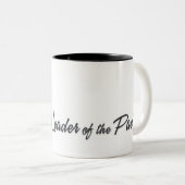 Leiter des Pack Wolf Woodland Theme Zweifarbige Tasse (VorderseiteRechts)