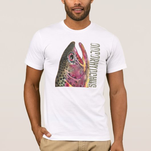 Leiter des Regenbogenforellenfischs T-Shirt (Vorderseite)
