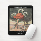 Leiter des republikanischen Sand-Party Mousepad (Mit Mouse)
