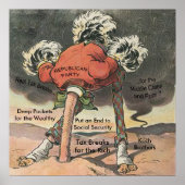 Leiter des republikanischen Sand-Party Poster (Vorne)