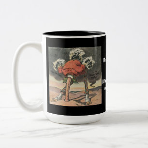 Leiter des republikanischen Sand-Party Zweifarbige Tasse