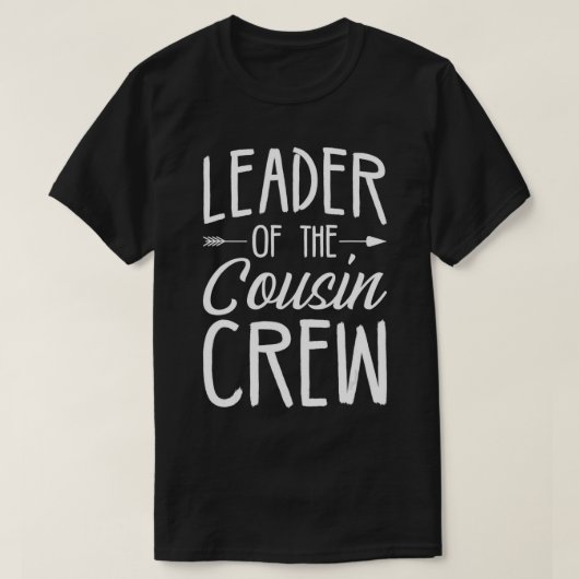 Leiter des T - Shirt Cousin Crew (Design vorne)
