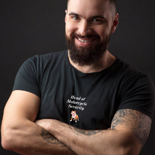 Leiter des T - Shirt für Motorrad-Sicherheit
