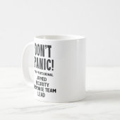 Leiter des Teams für bewaffnete Sicherheitskräfte Kaffeetasse (Vorderseite Links)