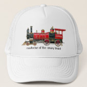 Leiter des verrückten Zuges! Baseball Cap Truckerkappe (Vorderseite)