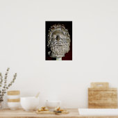 Leiter des Zeus Poster (Küche)