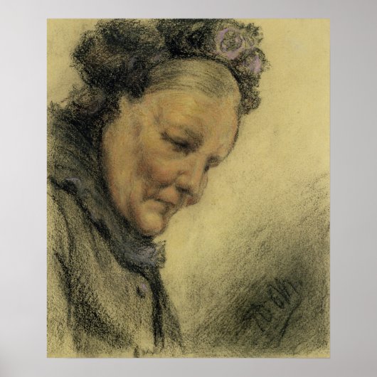 Leiter einer alten Frau Poster (Vorne)