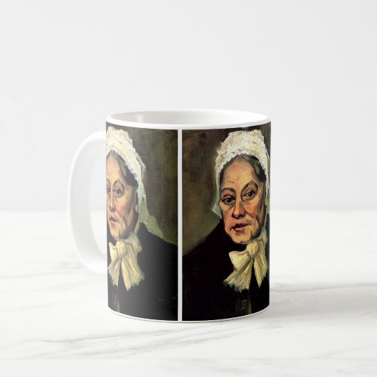 Leiter einer alten Weißen Kapelle von Vincent van Kaffeetasse (Vorderseite Links)