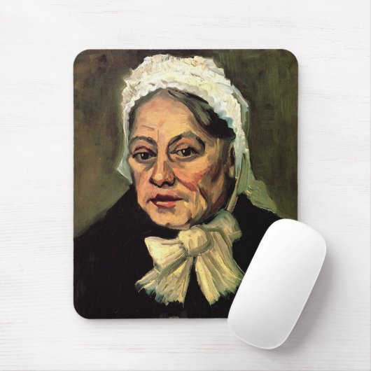 Leiter einer alten Weißen Kapelle von Vincent van Mousepad (Mit Mouse)