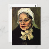 Leiter einer alten Weißen Kapelle von Vincent van  Postkarte (Vorne/Hinten)