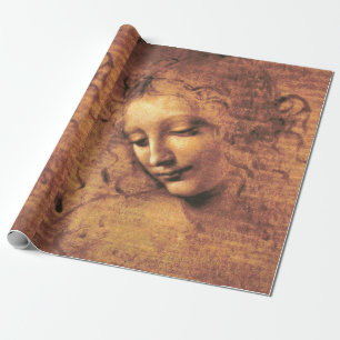 Leiter einer Frau La Scapigliata Leonardo Da Vinci Geschenkpapier