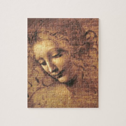 Leiter einer Frau La Scapigliata Leonardo Da Vinci Puzzle (Vertikal)