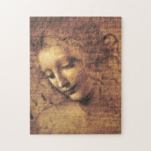 Leiter einer Frau La Scapigliata Leonardo Da Vinci Puzzle (Vertikal)