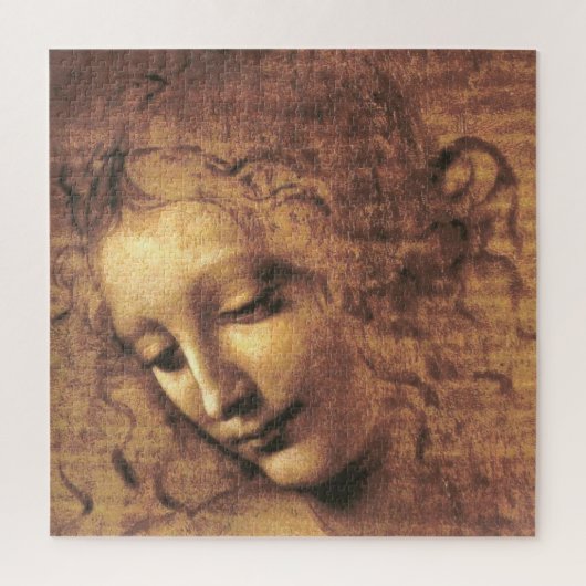 Leiter einer Frau La Scapigliata Leonardo Da Vinci Puzzle (Vertikal)