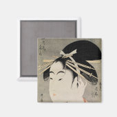 Leiter einer Frau Magnet (Vorderseite/Rückseite)