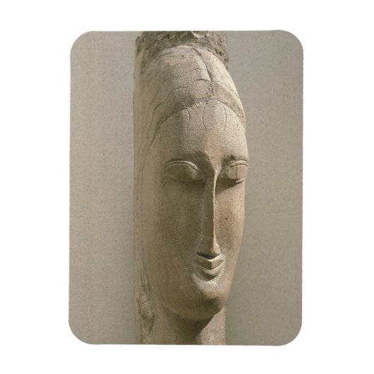 Leiter einer Frau (Stein) Magnet (Vertikal)